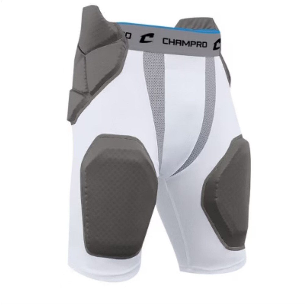 Champro Adult Tri-Flex Integrated 5 Pad Girdle WHITE MensDri-Gear Size Large NEW